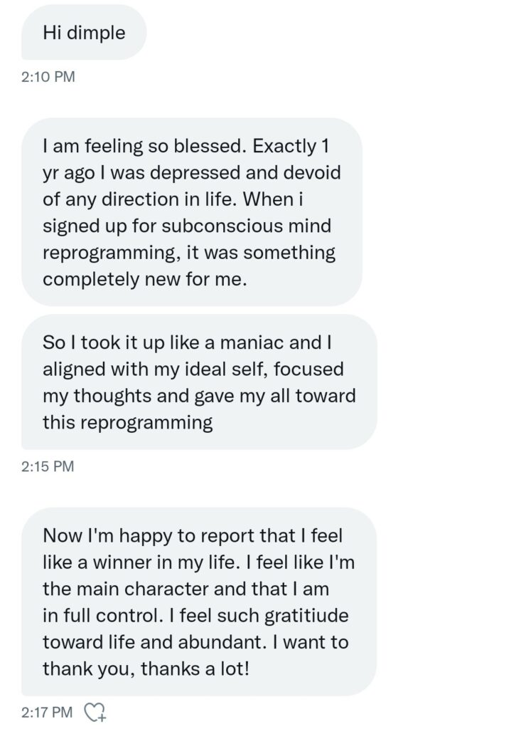 Testimonial 9 | thedimpleverma.com